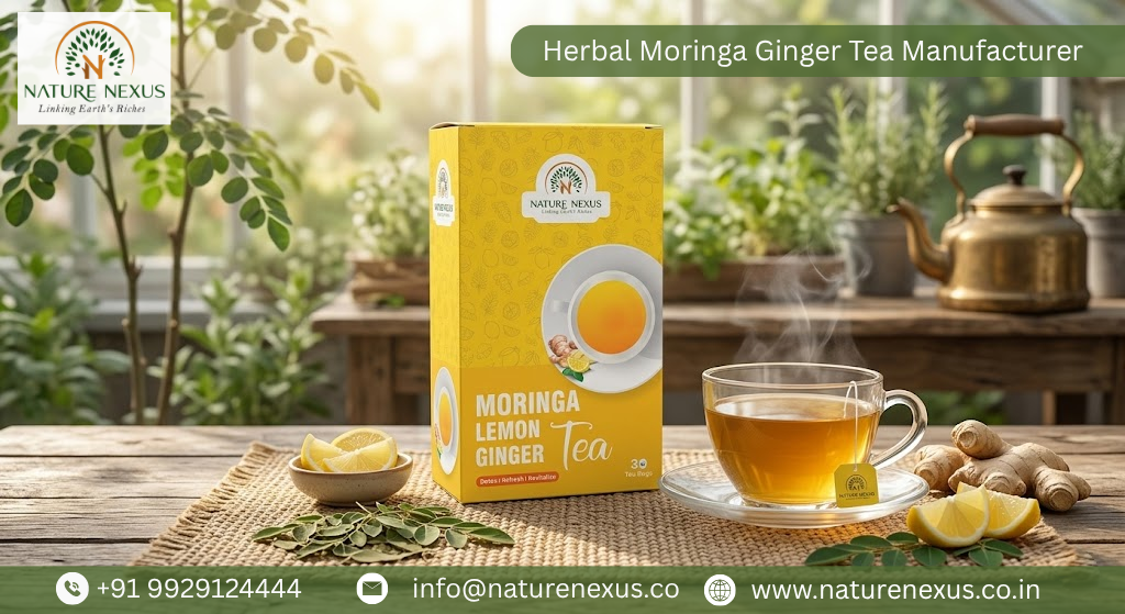 Herbal Moringa Ginger Tea Manufacturer