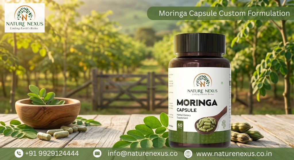 Moringa Capsule Custom Formulation