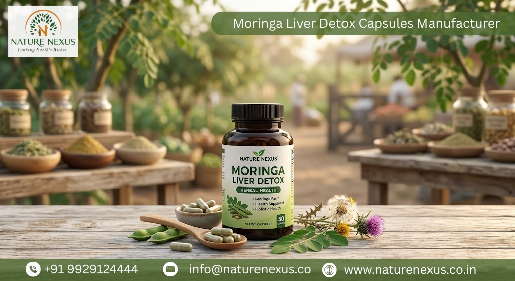 Moringa Liver Detox Capsules Manufacturer 